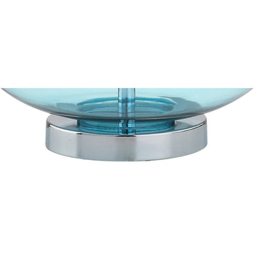 Cecile 25.5" Glass Teardrop LED Table Lamp - JONATHAN Y